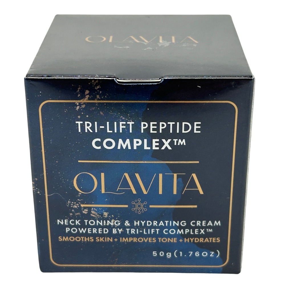 Olavita Tri-Lift Peptide Complex Neck Toning & Hydrating Cream 50g 1.76oz NEW